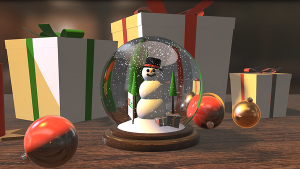 b2bcards corporate christmas eacrd ref:370727516.jpg, Snow Globe, 3d, Colours