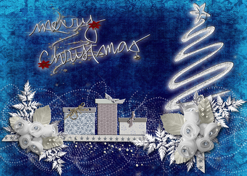 b2bcards corporate christmas eacrd ref:b2b-ecards-artwork-illustrations-blue-silver-766.jpg, Artwork,Illustrations, Blue,Silver