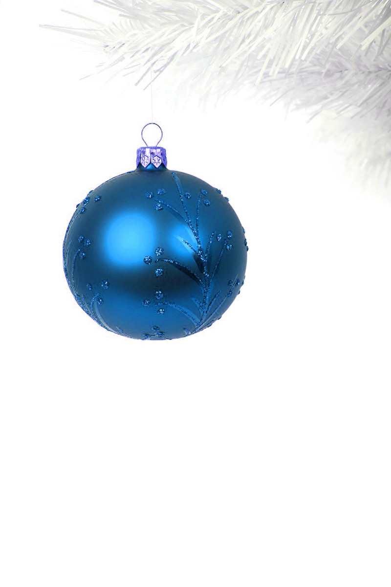 b2bcards corporate christmas eacrd ref:b2b-ecards-baubles-blue-397.jpg, Baubles, Blue