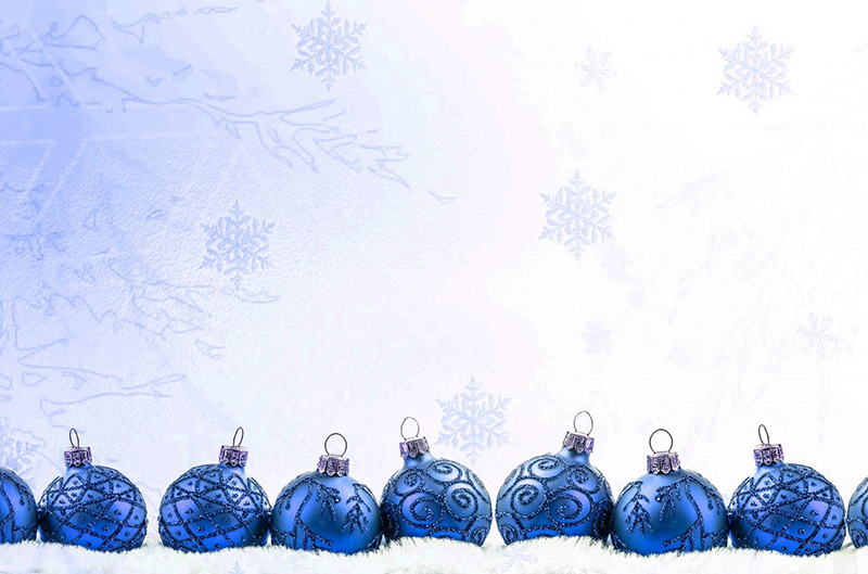 b2bcards corporate christmas eacrd ref:b2b-ecards-baubles-blue-581.jpg, Baubles, Blue