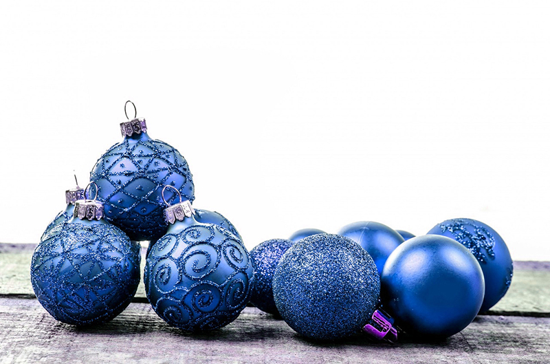 b2bcards corporate christmas eacrd ref:b2b-ecards-baubles-blue-591.jpg, Baubles, Blue