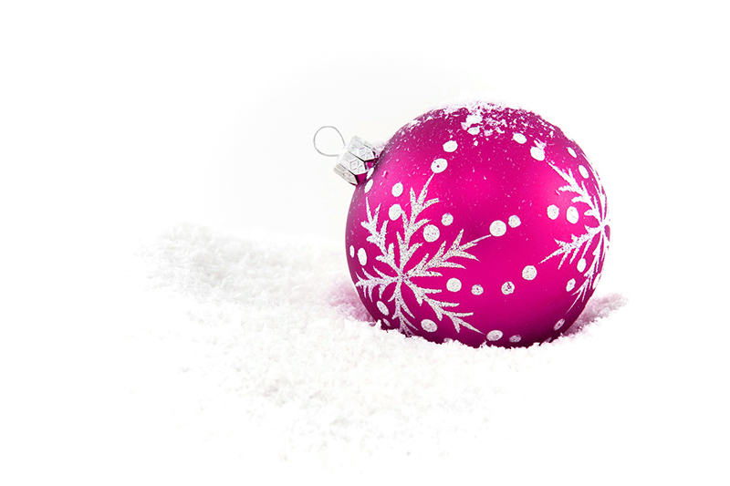 b2bcards corporate christmas eacrd ref:b2b-ecards-baubles-fuschia-419.jpg, Baubles, Fuschia