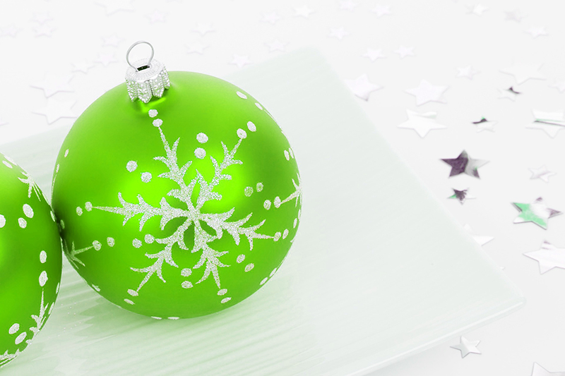 b2bcards corporate christmas eacrd ref:b2b-ecards-baubles-green-403.jpg, Baubles, Green