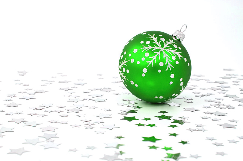 b2bcards corporate christmas eacrd ref:b2b-ecards-baubles-green-428.jpg, Baubles, Green