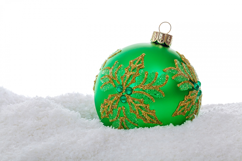 b2bcards corporate christmas eacrd ref:b2b-ecards-baubles-green-510.jpg, Baubles, Green