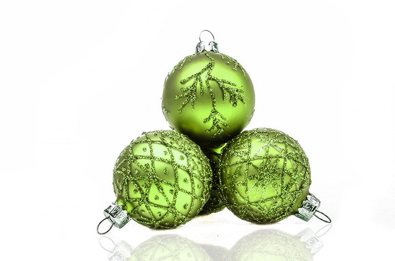 b2bcards corporate christmas eacrd ref:b2b-ecards-baubles-green-574.jpg, Baubles, Green