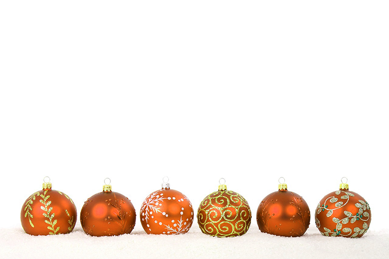 b2bcards corporate christmas eacrd ref:b2b-ecards-baubles-orange-383.jpg, Baubles, Orange