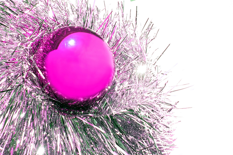 b2bcards corporate christmas eacrd ref:b2b-ecards-baubles-tinsel-pink-338.jpg, Baubles,Tinsel, Pink